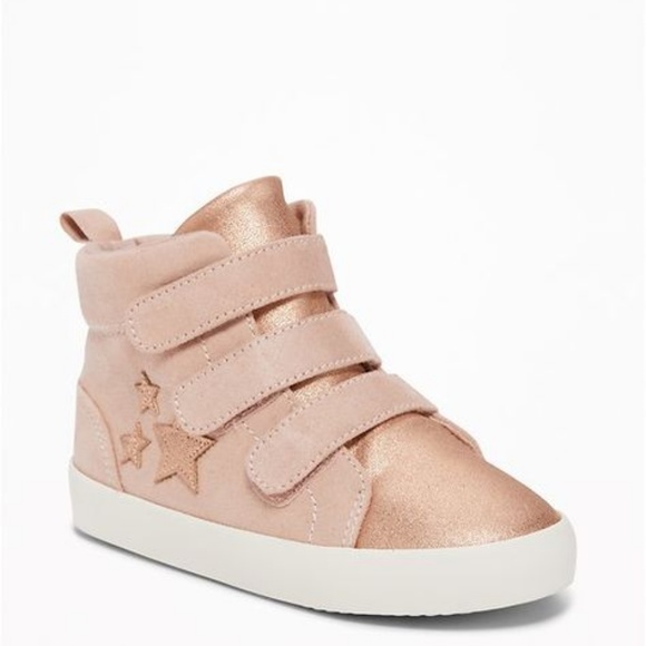 Old Navy Other - NWT- Sparkle Star Graphic High Top Sneakers